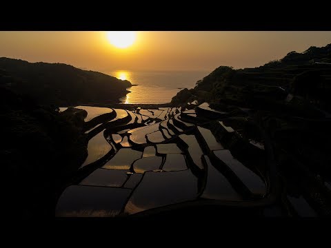 【浜野浦の棚田】DJI phantom4pro 4Kドローン空撮 佐賀県東松浦郡 玄海町