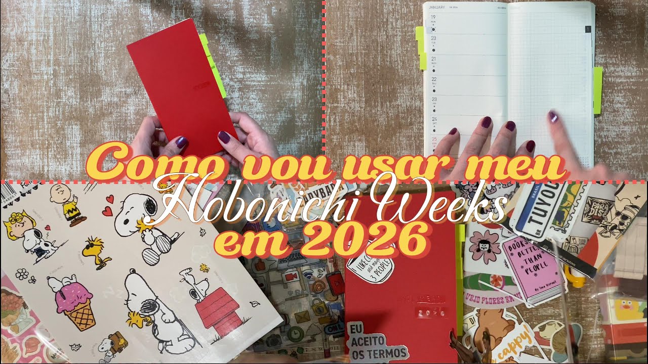 Como vou usar o Hobonichi Weeks em 2026