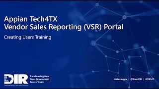Creating Users - DIR Appian Tech4TX
