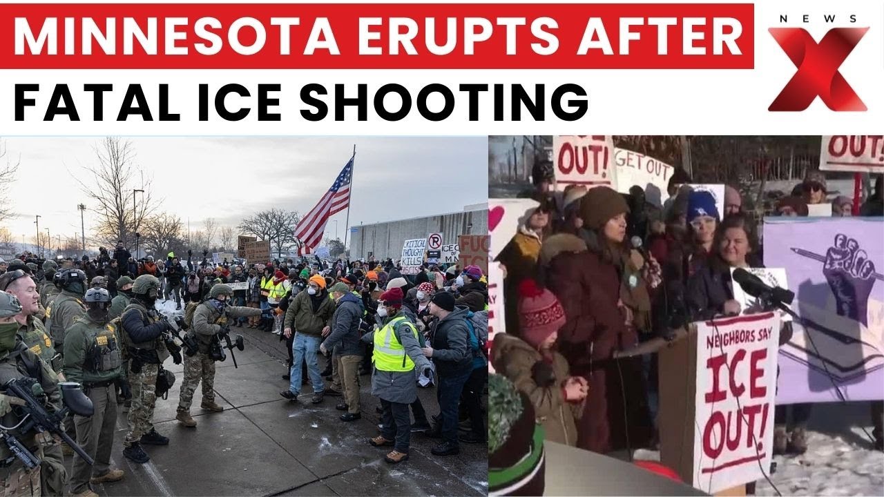 ICE Agent Shoots, Kills Renee Nicole Good in Minneapolis; Protests and Lawsuits Follow | NewsX