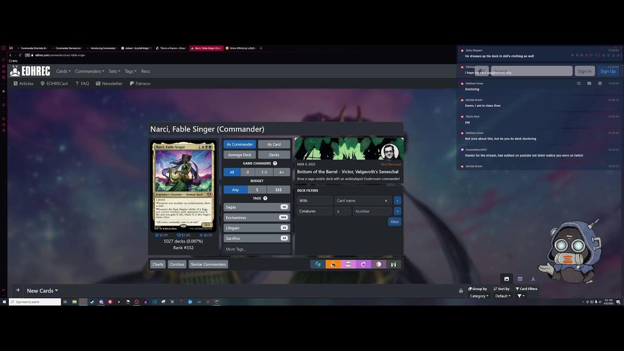 Commander B&R + Some Deck Brewing! - YouTube