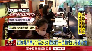 秒殺！ 櫻花季搶卡位　武陵露營區5800營位「5分鐘售鑿」