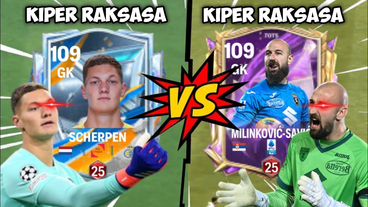 SENGITT!! kiper Raksasa VS Kiper Raksasa Tinggi Lebih 2 Meter - FC Mobile Indonesia 