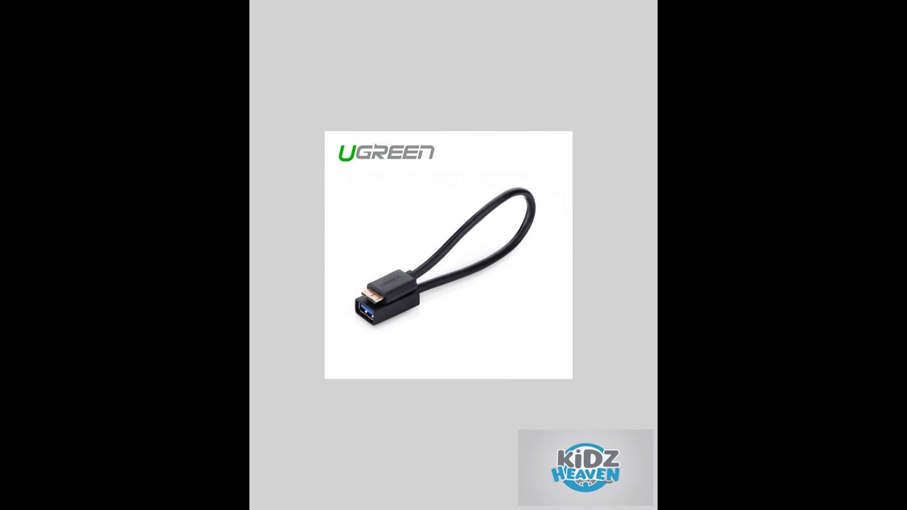 UGREEN Micro USB 3.0 OTG Cable For Samsung Note 3/S4/S5 - Black (10816)