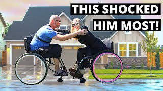 ♿️I TRIED MY WIFES WHEELCHAIR, AND THIS IS WHAT SHOCKED ME