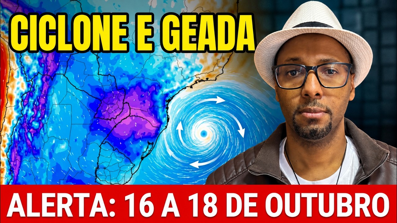 Miniatura oficial no YouTube do vídeo: Ciclone e Mínimas de 0°C no Fim de Semana: O Que Esperar?