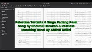 Palestina Tercinta by Shoutul Harokah | Singa Padang Pasir By Restless | Marching Band Arrangement