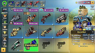 Pixel Gun 3D Eye of Ra Review! (Efficiency 64)