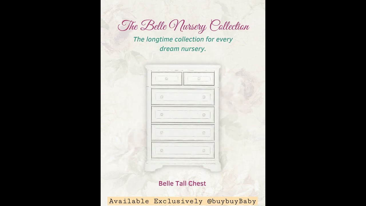 Evolur Signature Belle Nursery Collection! Shop now @buybuybaby Stores or Online.