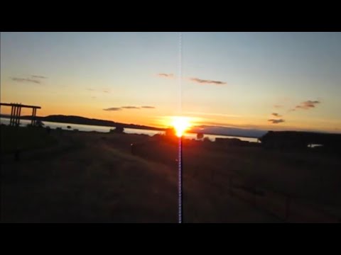 RC Plane FPV Flying during beautiful sunset
