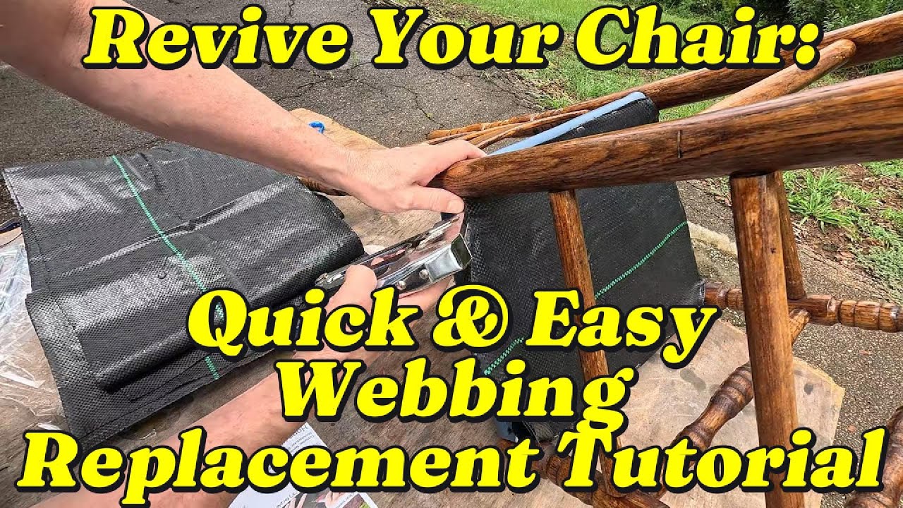 Easy DIY Chair Webbing Fix: Transform Your Furniture in Minutes!