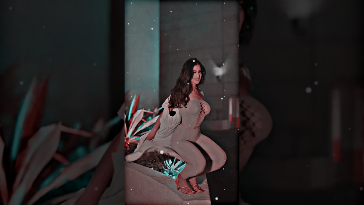 Virtual reality. Yoga stretch. Beauty products. Portrait photography 