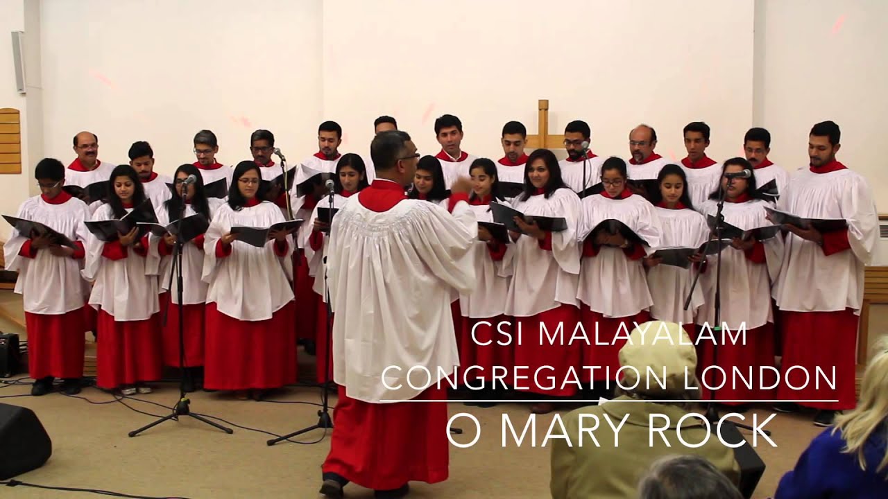 CSI Malayalam Congregation, London, Carol 2015   O Mary Rock