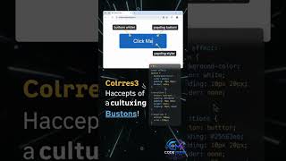 CSS Styling Buttons in 30 Seconds 🚀 | HTML & CSS Tutorial #Shorts