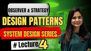 Observer & Strategy Design Pattern | System Design Series | Euron