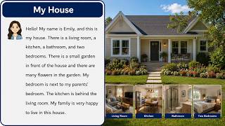 Learn English A1  | ESL Reading & Listening Practice | My House