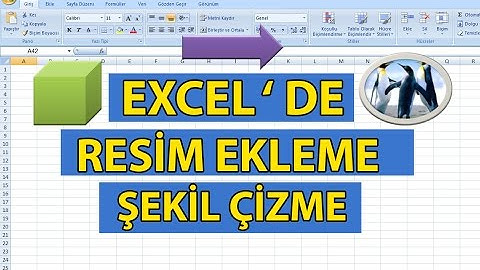 Excel Dersleri - Excelde Resim Ekleme Şekil Çizme