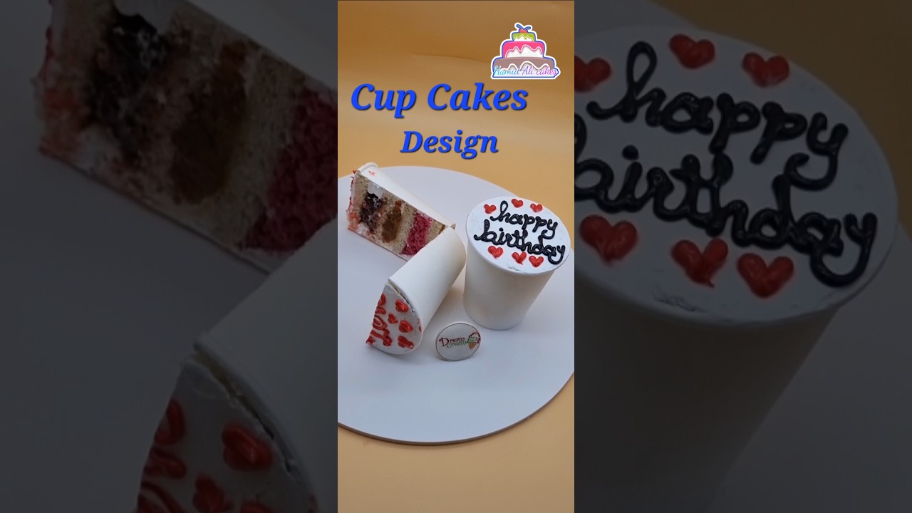 Cup Cakes Design | Happy Birthday Cup Cake