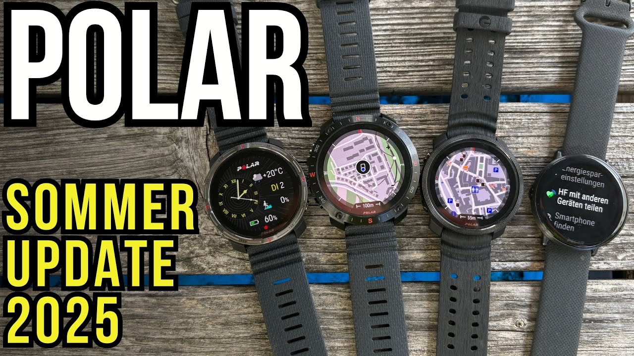Polar Sommer Update 2025 Vantage V3, Vantage M3, Grit X2 Pro und Ignite 3