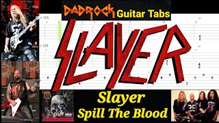 Spill The Blood - Slayer - Guitar + Bass TABS Lesson