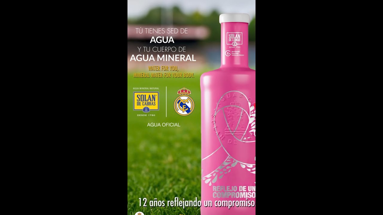 Cada octubre Solán de Cabras y el Real Madrid cambian el azul por el rosa.