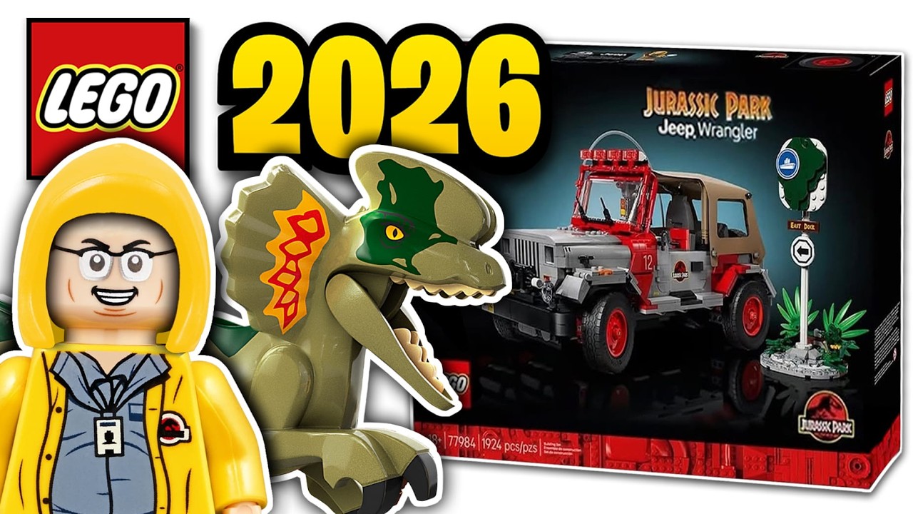 LEGO Jurassic Park Jeep Wrangler D2C Set OFFICIALLY Revealed - YouTube