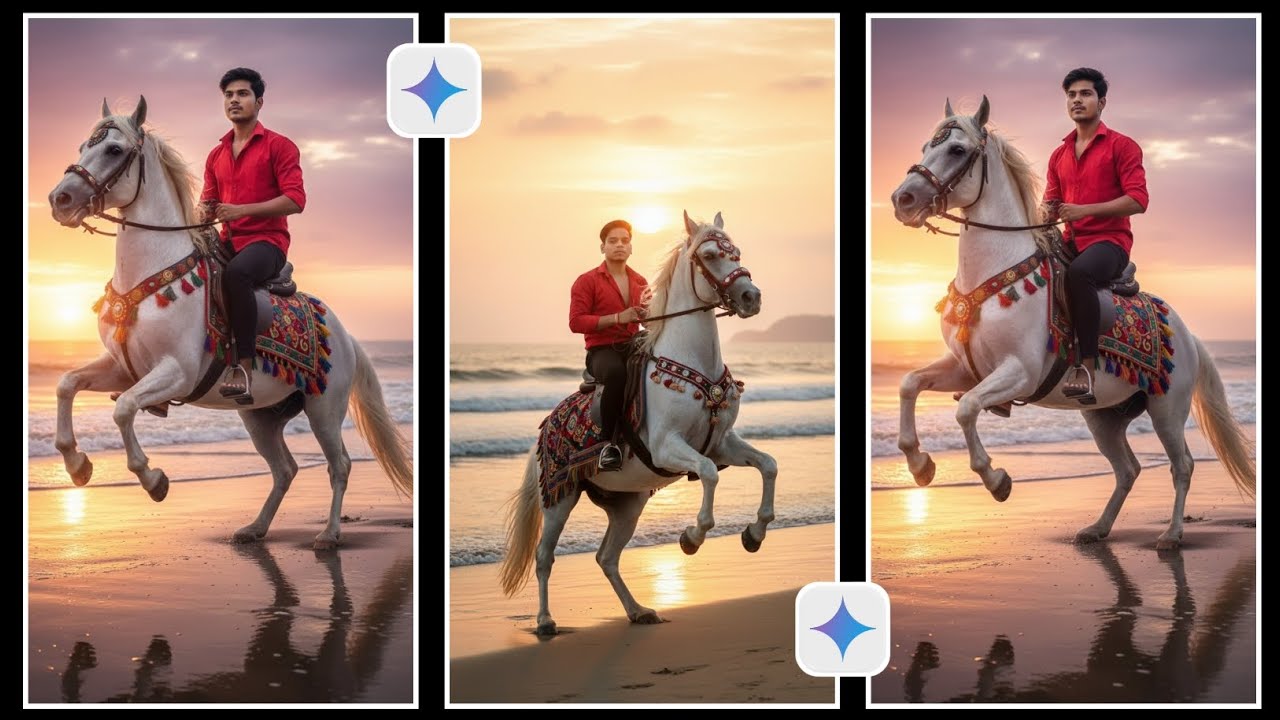 Horse Riding Photo Editing | Ghode Ke Sath Photo | Gemini Prompt Horse Riding 🐴 | Graphypur 