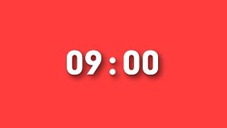 Famous Red Countdown Timer - 9 Minutes Wealth