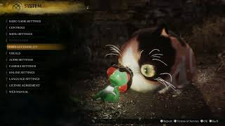 Nioh 3 - Playstation 5 Default Options: Basic Game, Controls, Menu Accessibility Settings etc