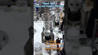 Chuck type Filling and Capping Machine#fillingmachine #cappingmachine #factoryproducts #machine