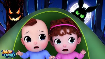 Afraid of Monsters at Camp + More Nursery Rhymes & Kids Songs | Baby Songs