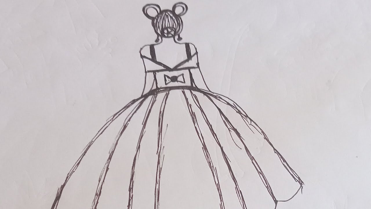 How to draw barbie doll step by step eazy. খুব সহজে বারবি ডল আকা সহজ উপায়