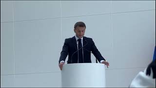 President Macron signs the Declaration to triple global nuclear capacity by 2050.