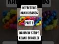 Kandi Band Series - Part 1: Rainbow Stripe Xband Bracelet #kandi #tutorial