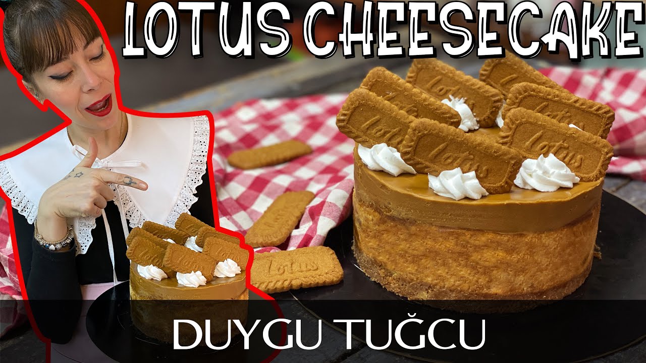 Lotus Cheesecake Tarifi 🍪🍰 KURABİYE TADINDA DOĞUM GÜNÜ PASTAMI YAPTIM