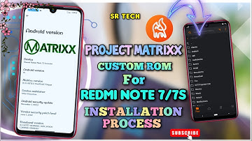 Project Matrixx Android 14 Custom Rom For Redmi Note 7/7s 🔥 Levender 🤩 Installation Process 😍