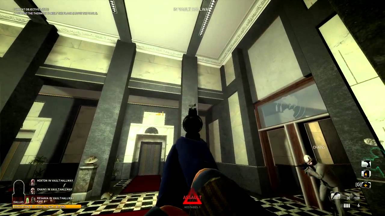 Althaluz and Resania tries to get rich in Payday: The Heist