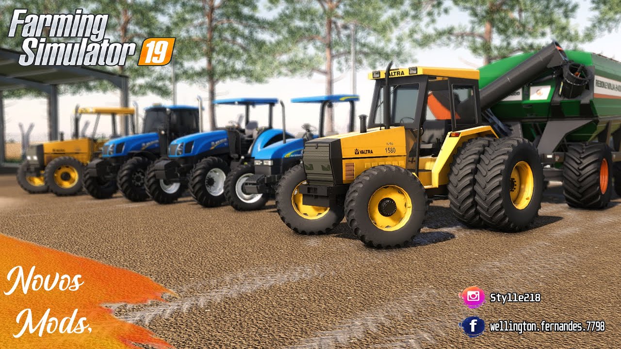 Melhores tratores BR no modhub para pc,ps4 e xbox ! Só mod show | Farming Simulator 19