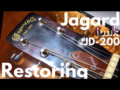 Restoring 「Jagard JD-200」guitar made by 寺田楽器 in JAPAN