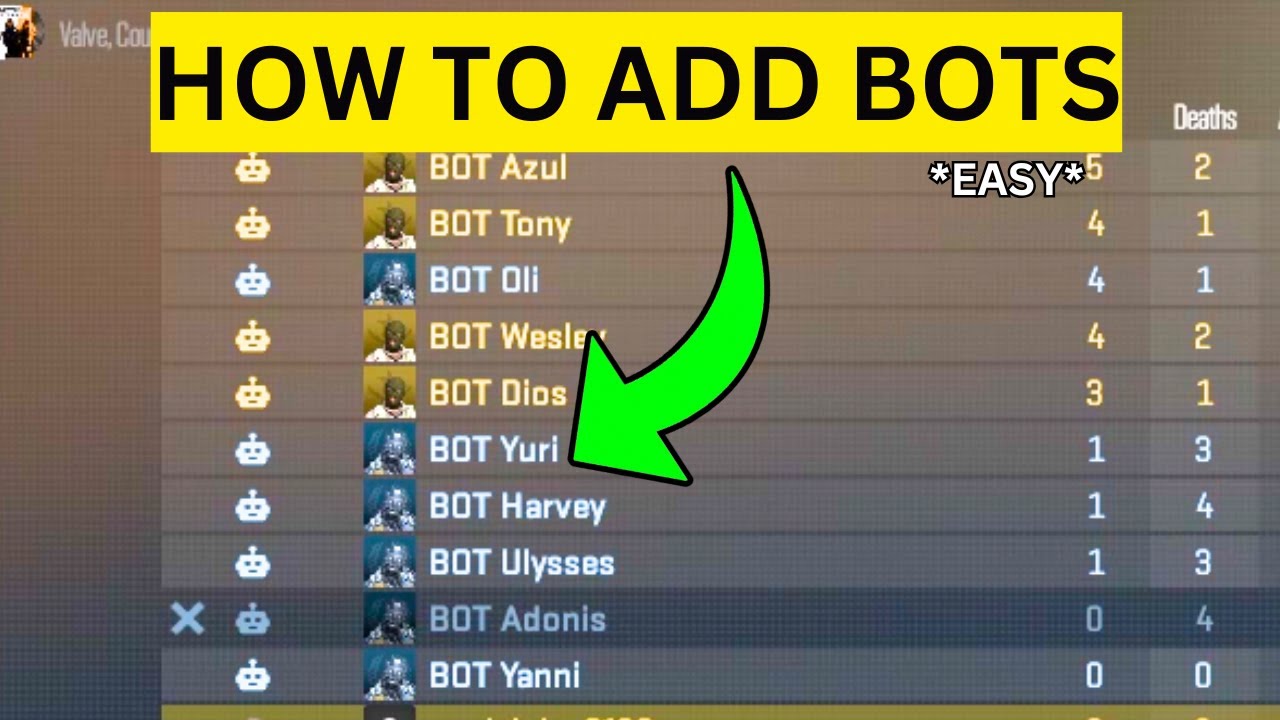 How To Add Bots in CS2(EASY)