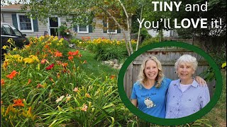 Touring Mom's Small Garden: Tiny with TONS of Flowers