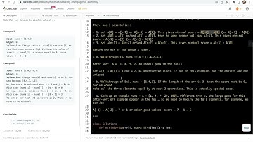 leetcode 2567. Minimum Score by Changing Two Elements - sort and analyze