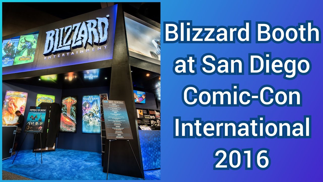 Blizzard Booth at San Diego Comic-Con International 2016