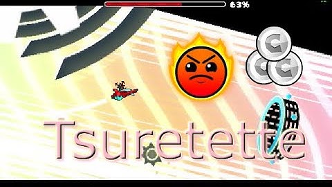 Tsuretette (Harder 6⭐) by Xenoteric 100% [3 Coins] | Geometry Dash 2.11