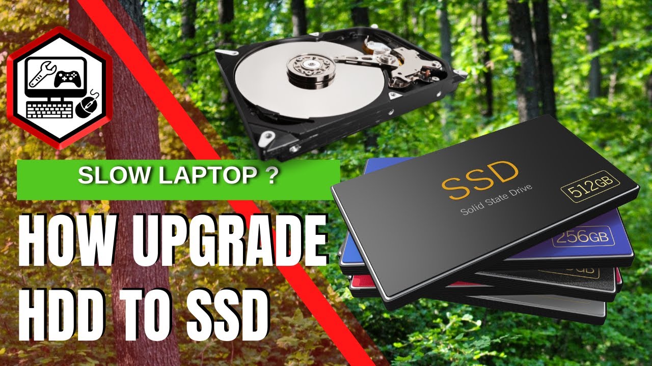 how to speed up slow laptop ? upgrade HDD to SSD YouTube