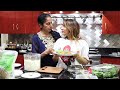 Cooking with My Mom | Zucchini Fritters | She made fun of me a lot