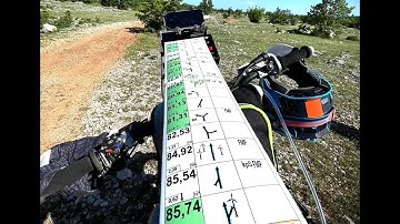 Rally and road book navigation training in Croatia on my Husqvarna FE250 Rally