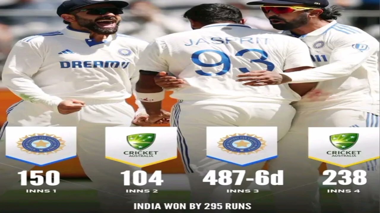 India won the Perth Test comprehensively | story of Pakistan troubles