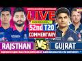 🔴RAJSTHAN ROYALS VS GUJRAT TITANS 52nd MATCH ONLY SCORE ANALYSIS & FAN COMMENTARY
