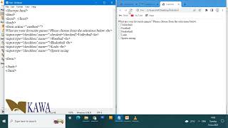 KAWA HTML Tutorial for Beginners   14   Checkbox